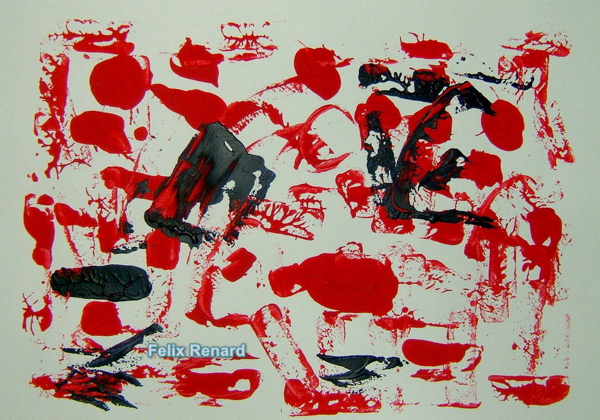 Felix Renard painting - Rouge Christophe - 2024