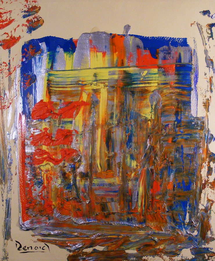 Felix Renard Painting - Maison Jaune à Deauville - 2017