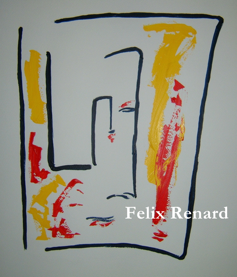 Felix Renard Painting - Lydie de MontCours