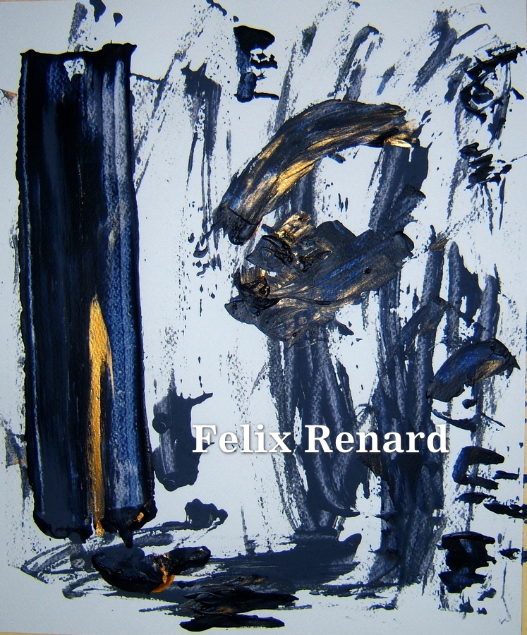 Felix Renard Painting - Patricia im Klang der Welten - 2024